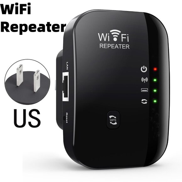 New wifi repeater wireless signal amplifier extended network enhancer home route - Picture 1 of 4